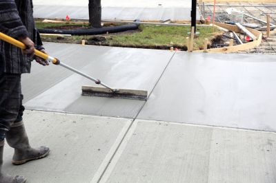 Cement Driveway Installation